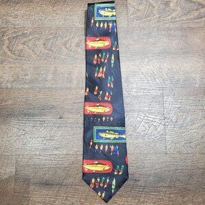 Beverly Hills Polo Club trophy fish tie vintage